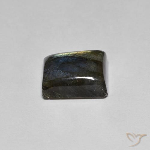 Labradorite Multicolore naturale da 6.48 ct, Taglio a baguette, Traslucido