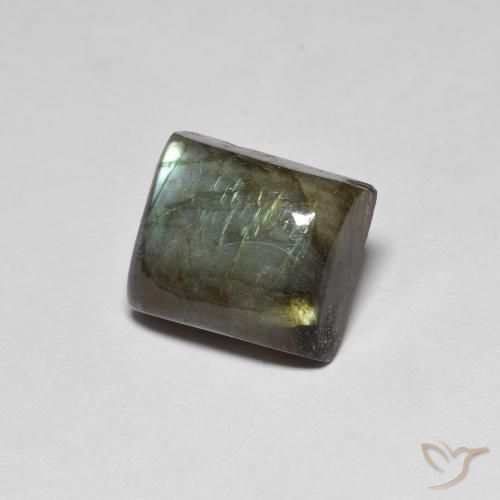 Labradorite Multicolore naturale da 7.41 ct, Taglio a baguette, Traslucido