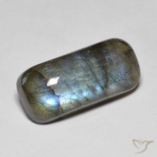 Labradorite Multicolore naturale da 8.10 ct, Cuscino, Traslucido