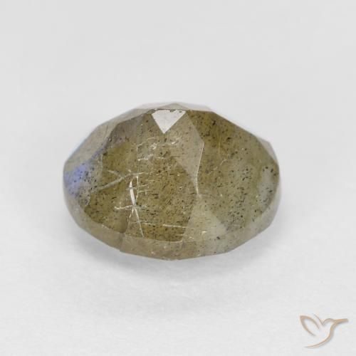Labradorite Multicolore naturale da 1.33 ct, Ovale, Traslucido