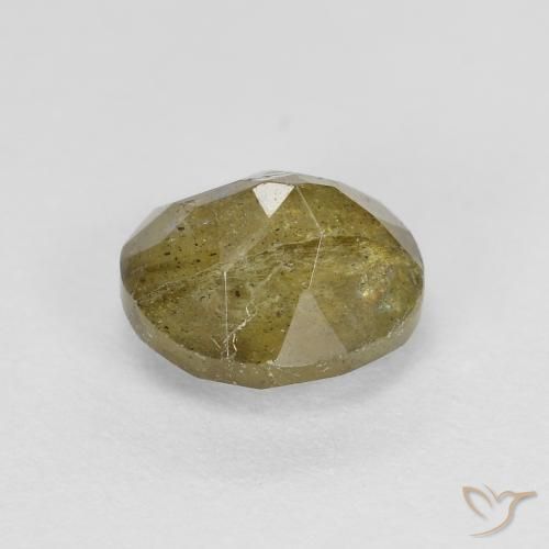 Labradorite Multicolore naturale da 1.26 ct, Ovale, Traslucido