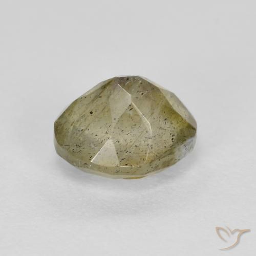 Labradorite Multicolore naturale da 1.22 ct, Ovale, Traslucido