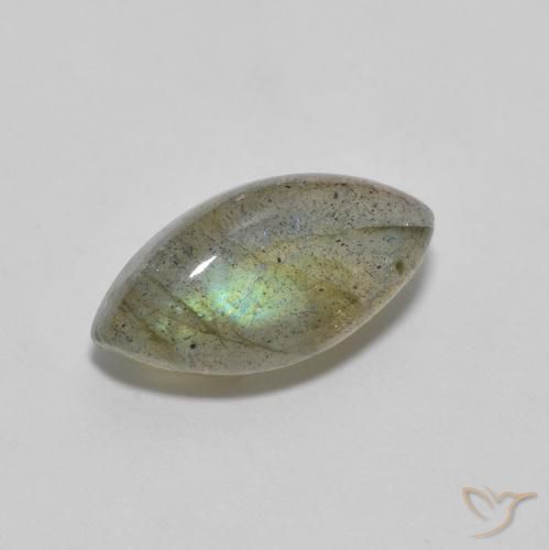Labradorite Multicolore naturale da 2.46 ct, Taglio marquise, Traslucido