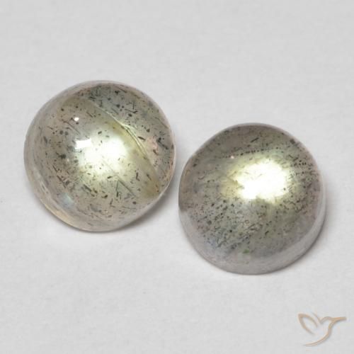 Gemme di Labradorite Multicolore naturale da 1.66 ct, Rotondo, Traslucido
