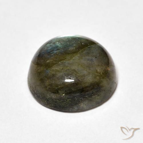 Labradorite Multicolore naturale da 5.32 ct, Rotondo, Traslucido