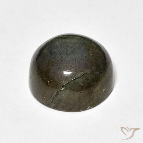 Labradorite Multicolore naturale da 7.55 ct, Rotondo, Traslucido