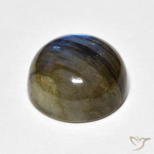 Labradorite Multicolore naturale da 12.00 ct, Rotondo, Traslucido