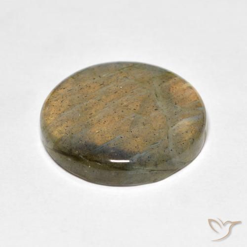 Labradorite Multicolore naturale da 14.65 ct, Rotondo, Traslucido