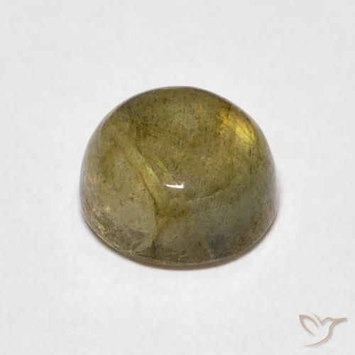 Labradorite Multicolore naturale da 1.65 ct, Rotondo, Traslucido