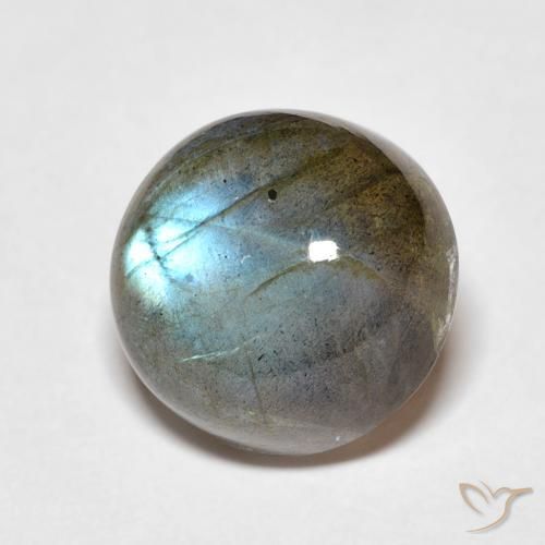 Labradorite Multicolore naturale da 6.23 ct, Rotondo, Traslucido
