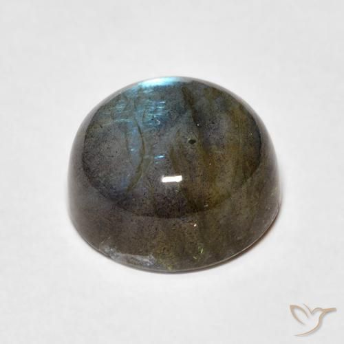 Labradorite Multicolore naturale da 6.23 ct, Rotondo, Traslucido