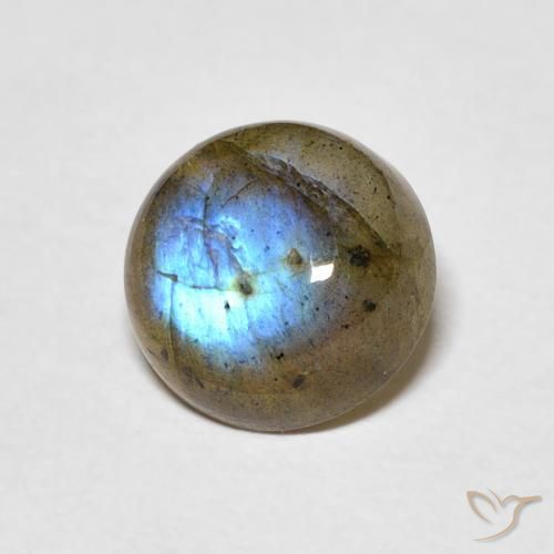 Labradorite Multicolore naturale da 2.01 ct, Rotondo, Traslucido