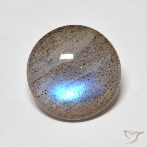 7.25ct Naturale Multicolore Labradorite, Rotondo, Traslucido