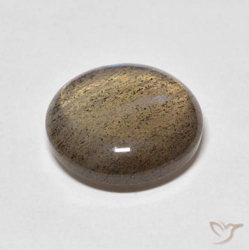 Labradorite Multicolore naturale da 7.25 ct, Rotondo, Traslucido