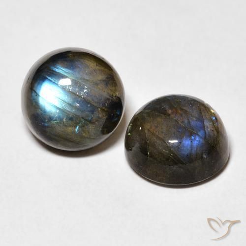 Gemme di Labradorite Multicolore naturale da 7.00 ct, Rotondo, Traslucido