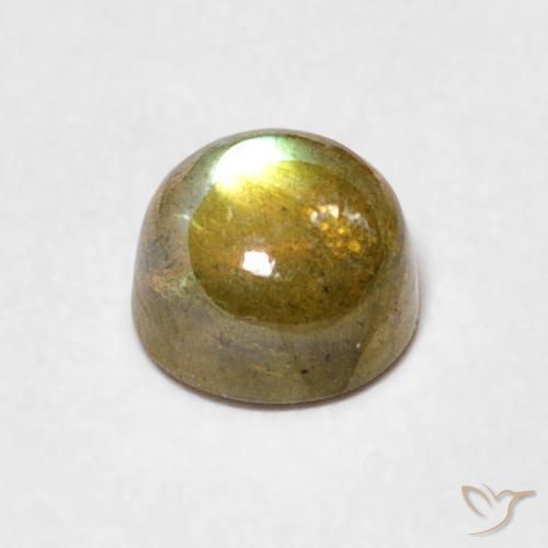 Labradorite Multicolore naturale da 0.67 ct, Rotondo, Traslucido