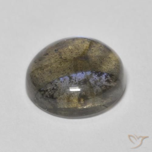 Labradorite Multicolore naturale da 6.24 ct, Rotondo, Traslucido