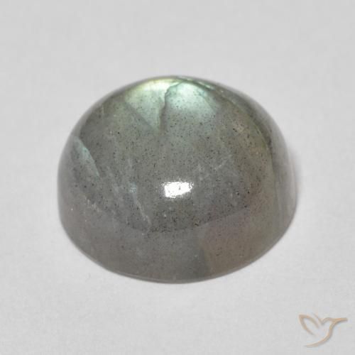 Labradorite Multicolore naturale da 5.57 ct, Rotondo, Traslucido
