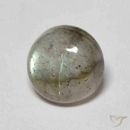 Labradorite Multicolore naturale da 1.34 ct, Rotondo, Traslucido