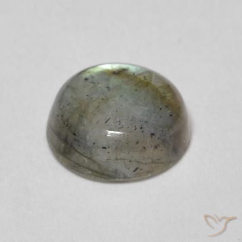 Labradorite Multicolore naturale da 1.34 ct, Rotondo, Traslucido
