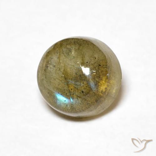 Labradorite Multicolore naturale da 0.71 ct, Rotondo, Traslucido