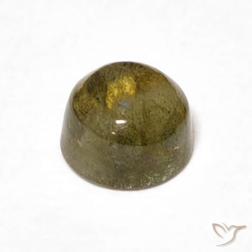Labradorite Multicolore naturale da 0.71 ct, Rotondo, Traslucido