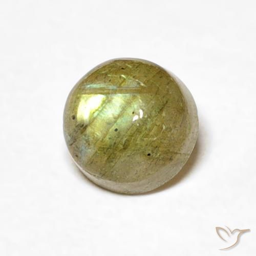Labradorite Multicolore naturale da 0.69 ct, Rotondo, Traslucido