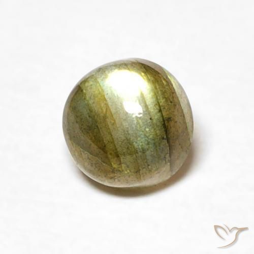 Labradorite Multicolore naturale da 0.67 ct, Rotondo, Traslucido