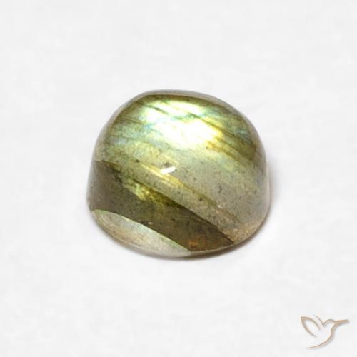 Labradorite Multicolore naturale da 0.67 ct, Rotondo, Traslucido