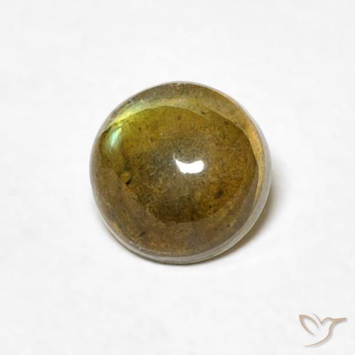 Labradorite Multicolore naturale da 0.84 ct, Rotondo, Traslucido