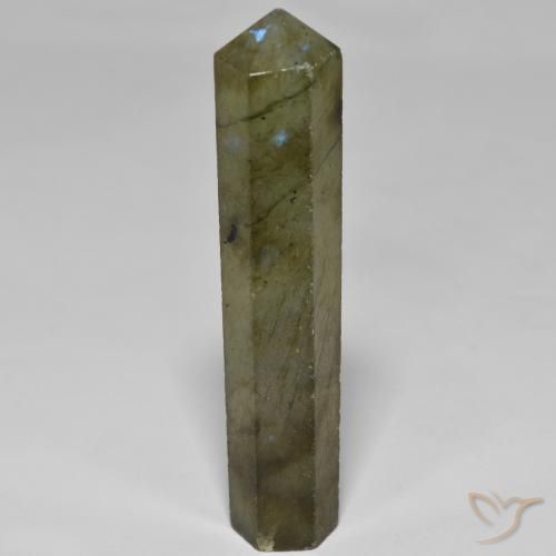 41.31ct Naturale Multicolore Labradorite, Taglio a fantasia, Opaco