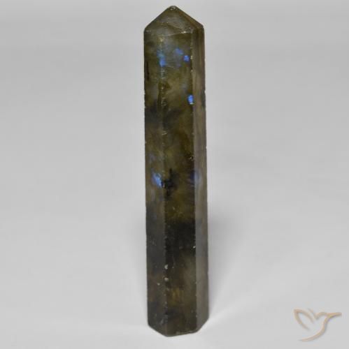 33.69ct Naturale Multicolore Labradorite, Taglio a fantasia, Opaco