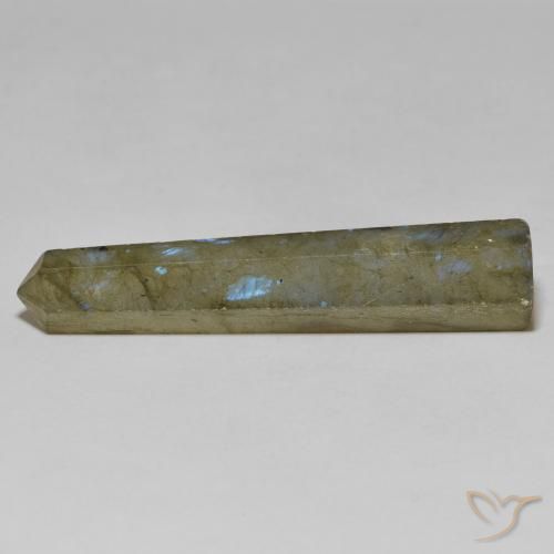 22.18ct Naturale Multicolore Labradorite, Taglio a fantasia, Opaco