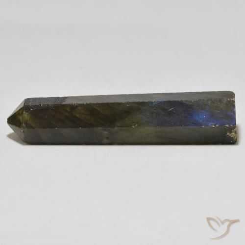 49.81ct Naturale Multicolore Labradorite, Taglio a fantasia, Opaco
