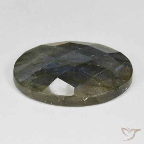 Labradorite Multicolore naturale da 35.35 ct, Ovale, Opaco