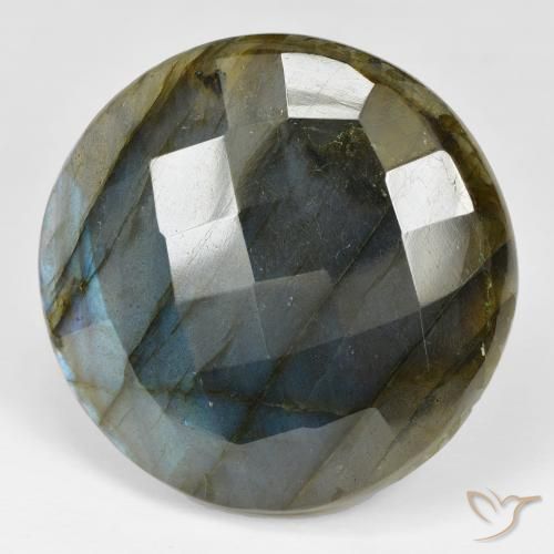 Labradorite Multicolore naturale da 57.97 ct, Rotondo, Opaco