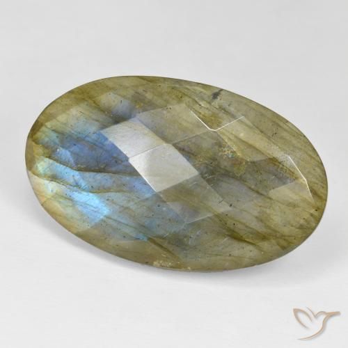 Labradorite Multicolore naturale da 41.48 ct, Ovale, Opaco