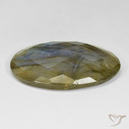 Labradorite Multicolore naturale da 41.48 ct, Ovale, Opaco