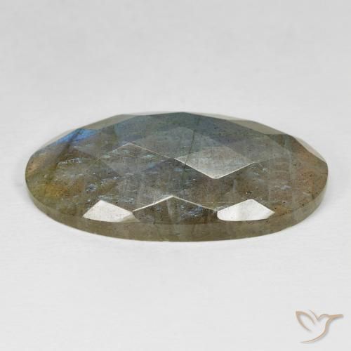 Labradorite Multicolore naturale da 22.80 ct, Ovale, Opaco