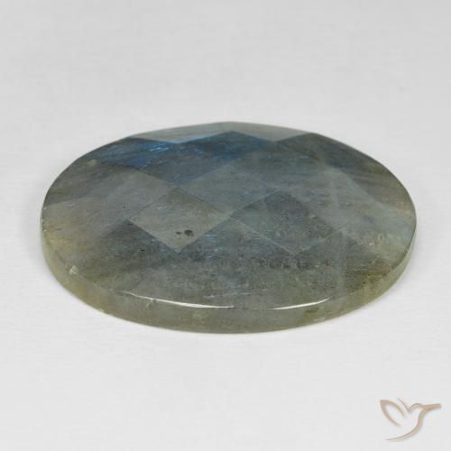 Labradorite Multicolore naturale da 31.61 ct, Ovale, Opaco