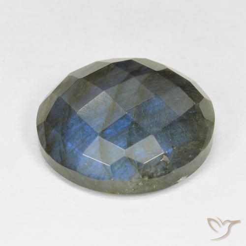 Labradorite Multicolore naturale da 19.78 ct, Rotondo, Opaco