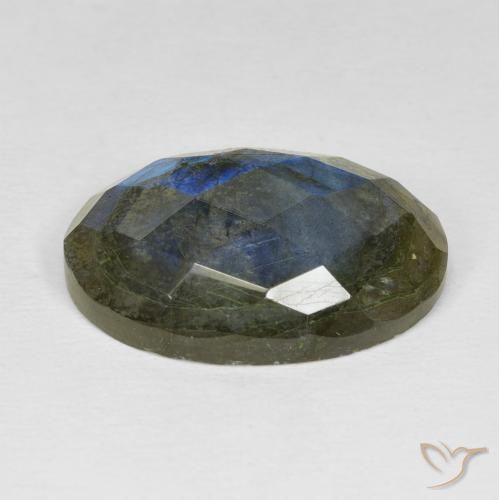 Labradorite Multicolore naturale da 16.89 ct, Ovale, Opaco