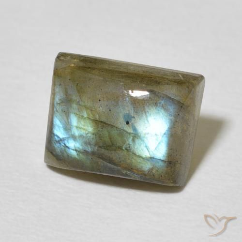Labradorite Multicolore naturale da 2.99 ct, Taglio a baguette, Traslucido