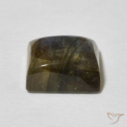 Labradorite Multicolore naturale da 3.13 ct, Taglio a baguette, Traslucido