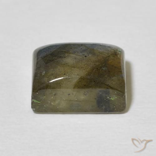 Labradorite Multicolore naturale da 3.36 ct, Taglio a baguette, Traslucido