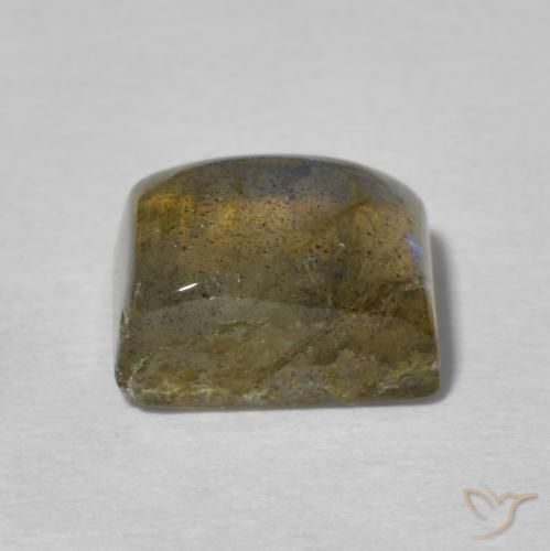 Labradorite Multicolore naturale da 3.48 ct, Taglio a baguette, Traslucido