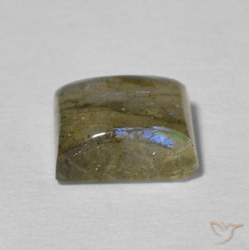 Labradorite Multicolore naturale da 2.90 ct, Taglio a baguette, Traslucido