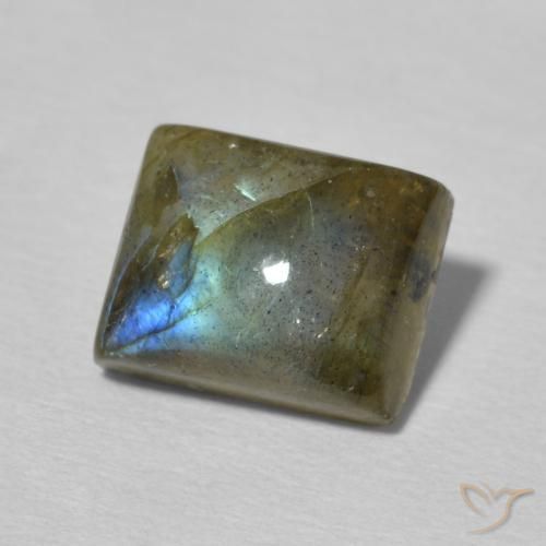 Labradorite Multicolore naturale da 2.71 ct, Taglio a baguette, Traslucido