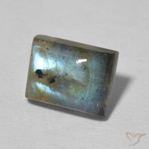 Labradorite Multicolore naturale da 2.64 ct, Taglio a baguette, Trasparente/Traslucido