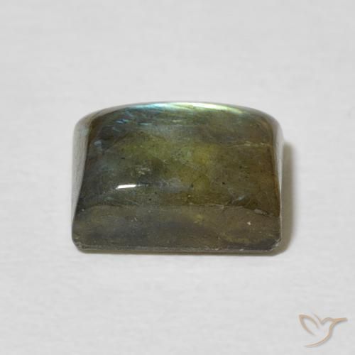 Labradorite Multicolore naturale da 2.88 ct, Taglio a baguette, Traslucido